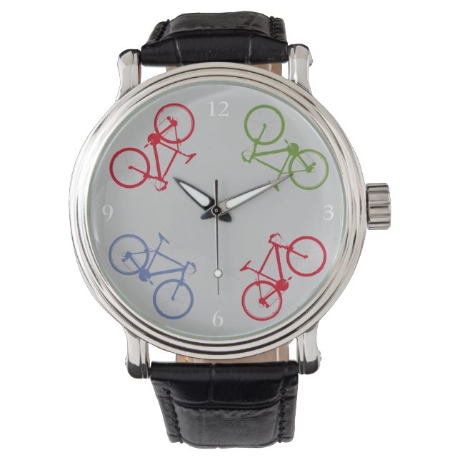 Montre vélo, vélo ; vélo / vélo (devant)