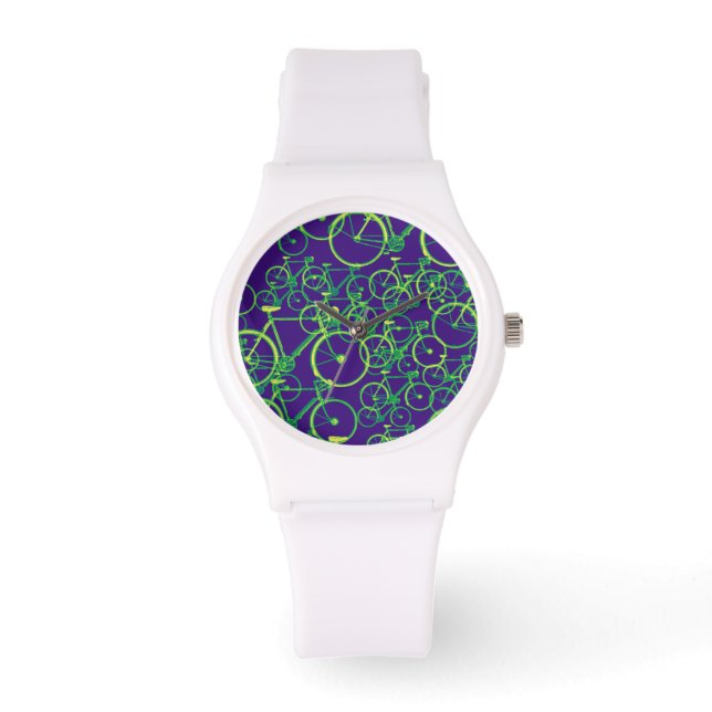 Montre Vélos motifs heure (Recto)
