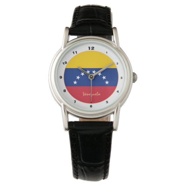Montre Venezuela Drapeau & Venezuela mode / design tendan (devant)