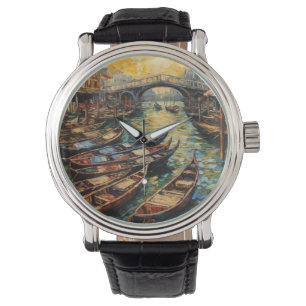 Montre Venise, Italie, en style van Gogh