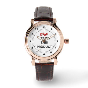 Montre VENTE ! Veille féminine - Personnalisée - Or Rose