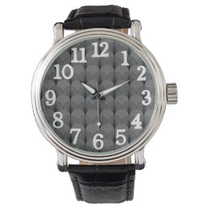 Montre Ventilateurs gris et noirs