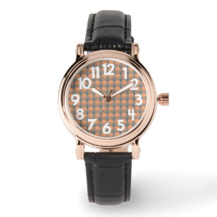 Montre Ventilateurs turquoises et orange