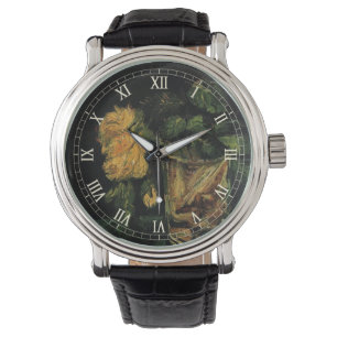 Montre Verre avec Roses par Vincent van Gogh