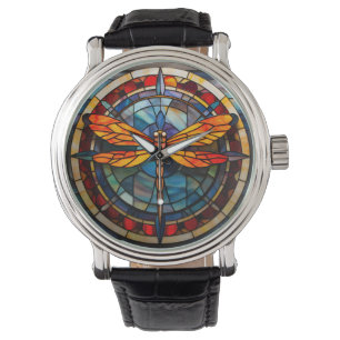 Montre verre de libellule