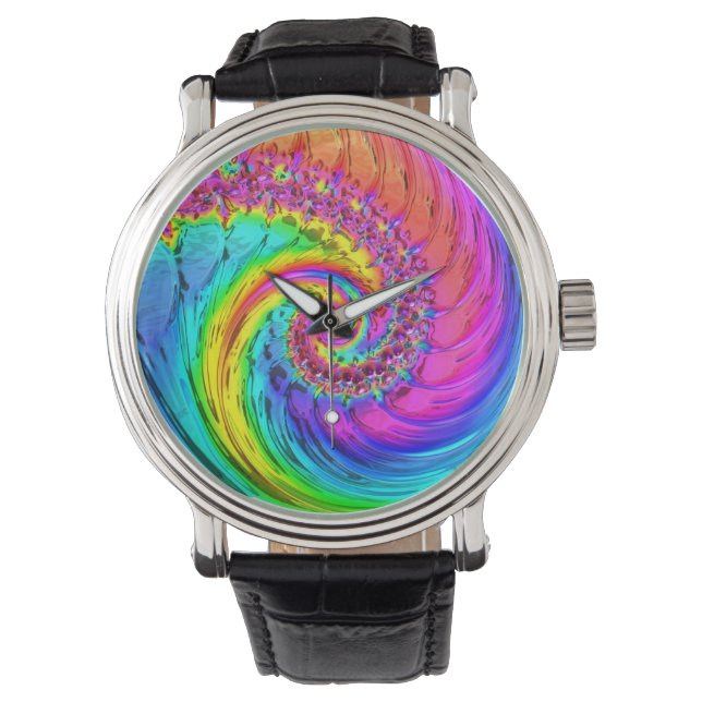 Montre Verre fractal 6 Options de surveillance (devant)