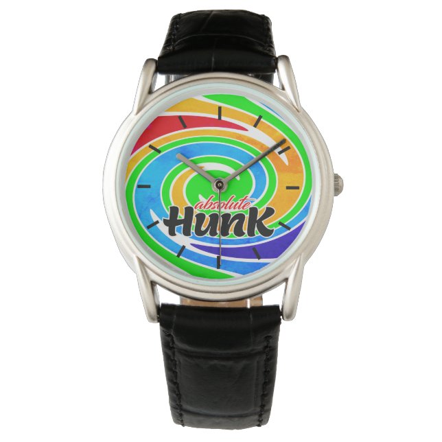 Montre Verrou de couleur arc-en-ciel Absolute Hunk (devant)