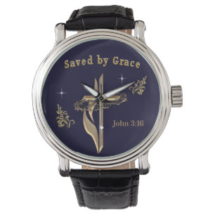 Montre Verset biblique sauvé par Grace