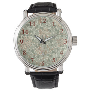 Montre Vert doux Vintage William Morris Honeysuckie