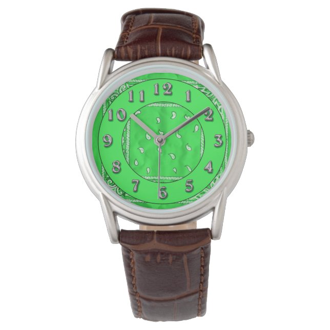 Montre verte Hanky (devant)