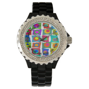 Montre Vet Tech Watch Funky Abstract Design