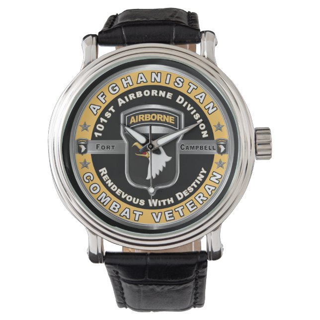 Montre Vétéran de la 101e division aéroportée en Afghanis (devant)