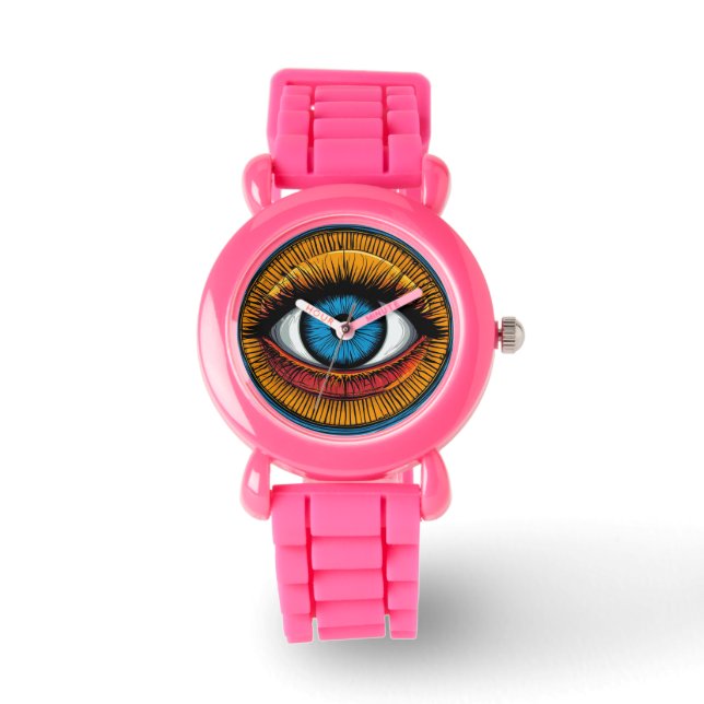 Montre Vibrant Artistique mal conception des yeux (Recto)