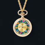 Montre Vibrant Ditsy Flowers Floral Pattern Design-43785<br><div class="desc">Bright and colorful ditsy floral pattern featuring vibrant flowers,  perfect for stylish apparel,  accessories,  and gifts with a fresh botanical look. (Design code-43785).</div>