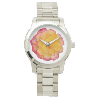 Montre Vibrant Yellow and Pink Rose eWatch Watch