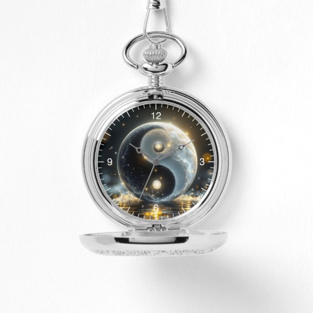 Montre Vibrations modernes de Yin et Yang Zen  (Recto)