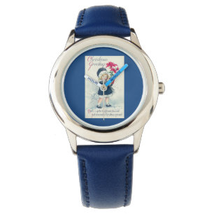 Montre Victorian Girl Vintage Christmas Holiday Watch