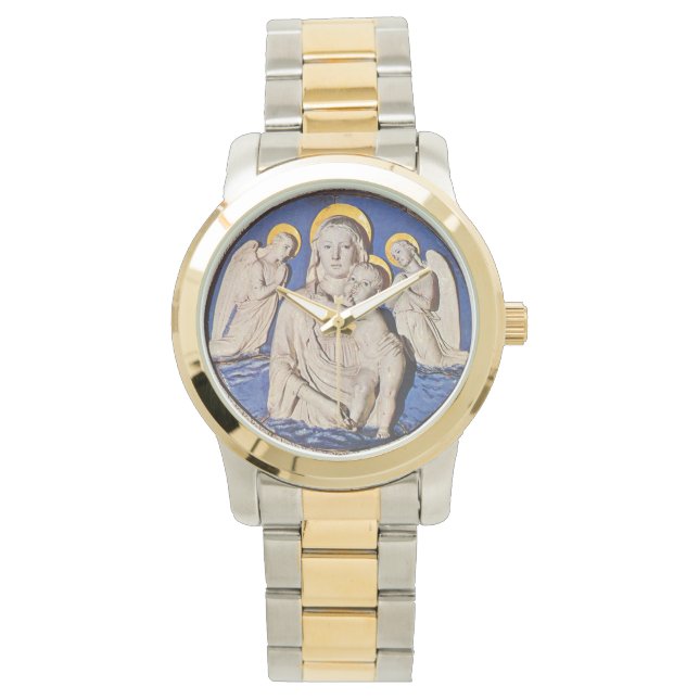 MONTRE VIERGE AVEC ENFANT ET ANGELS (devant)
