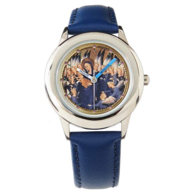 MONTRE VIERGE AVEC ENFANT ET ANGELS (devant)