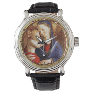 MONTRE VIERGE AVEC ENFANT / GÈMES D'AMÉTHYST ROSE