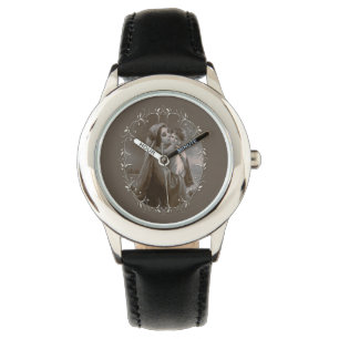 Montre Vierge vintage et enfant avec cadre argenté