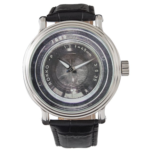 Montre Vieux appareil photo noir (devant)