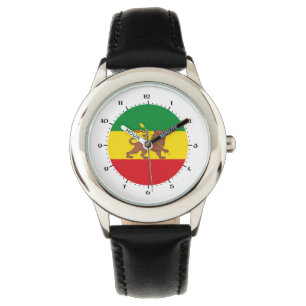 Montre Vieux drapeau éthiopien