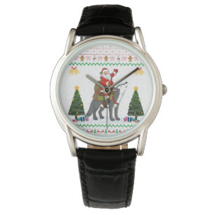 Montre Vilain Loup Noël Cadeau Père Noël équitation Loup