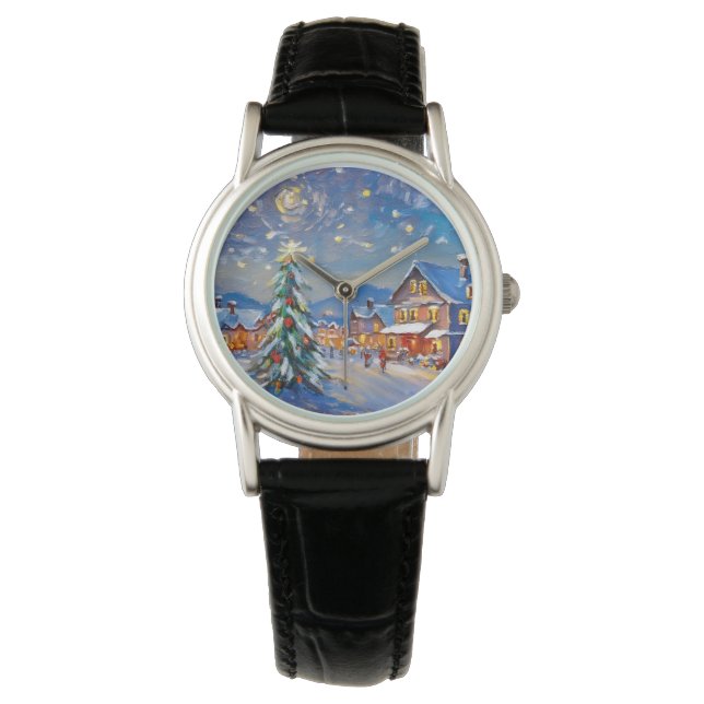 Montre Village d'hiver (devant)