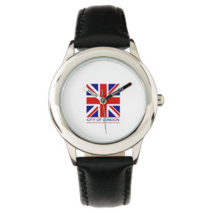 Montre Ville de Londres - drapeau d'Union Jack