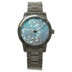Montre Vincent Van Gogh Almond Blossoms Dark Turquoise