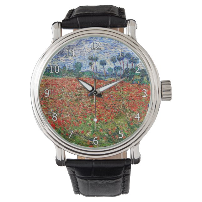 Montre Vincent van Gogh - Poppy Field (devant)
