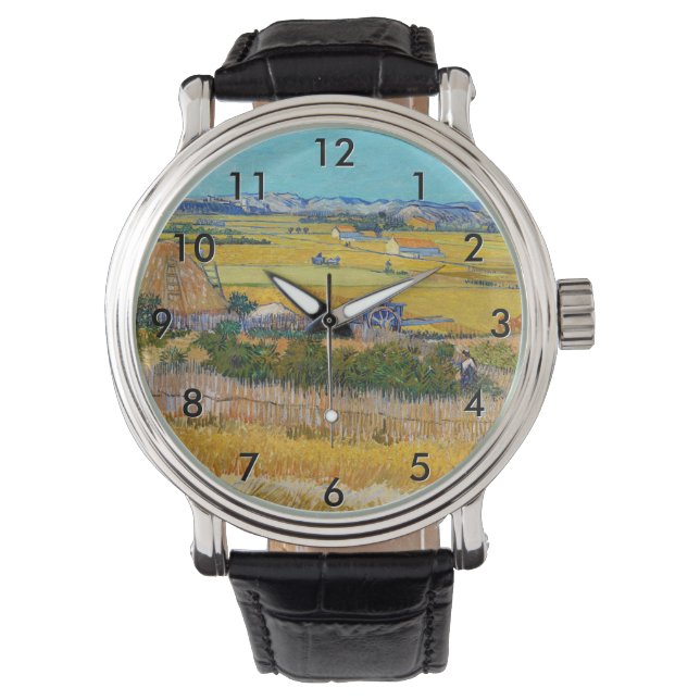 Montre Vincent van Gogh - Récolte à La Crau (devant)