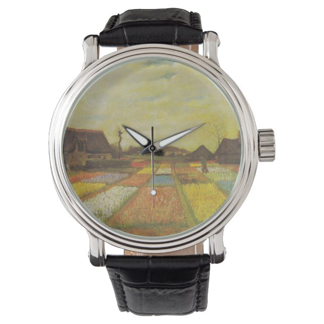 Montre Vincent Van Gogh Tulip Fields Cadeau Classé (devant)