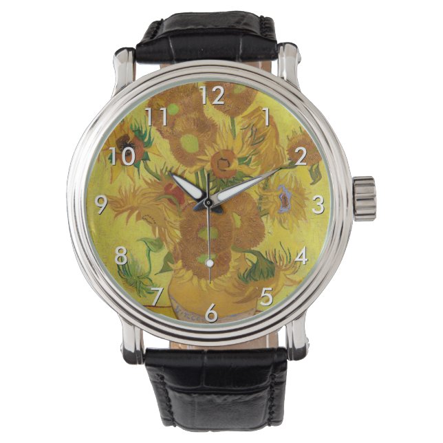 Montre Vincent van Gogh - Vase avec quinze tournesols (devant)