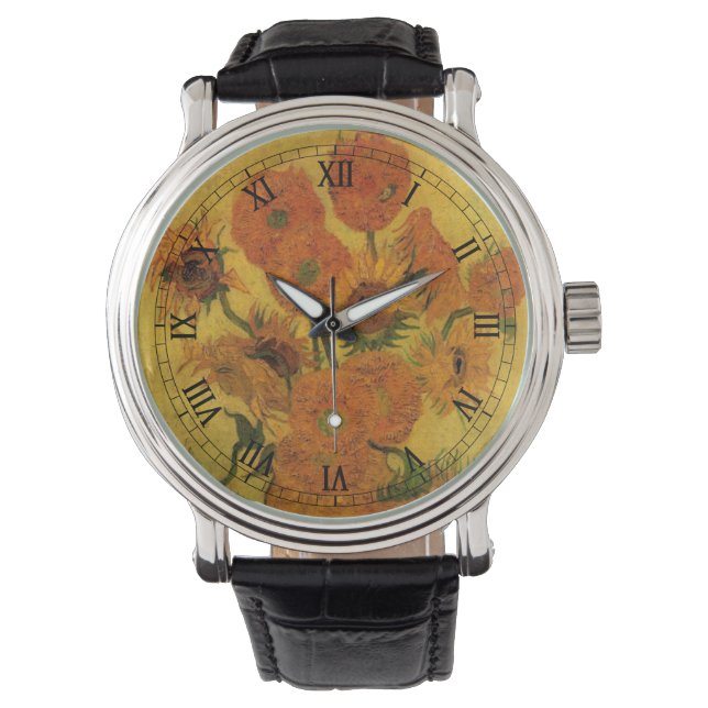 Montre Vincent van Gogh Vase de vie morte avec 15 tournes (devant)