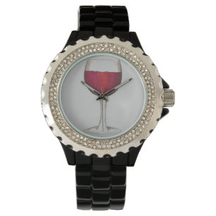 Montre Vins rouges Verre Wineglass Merlot Watch