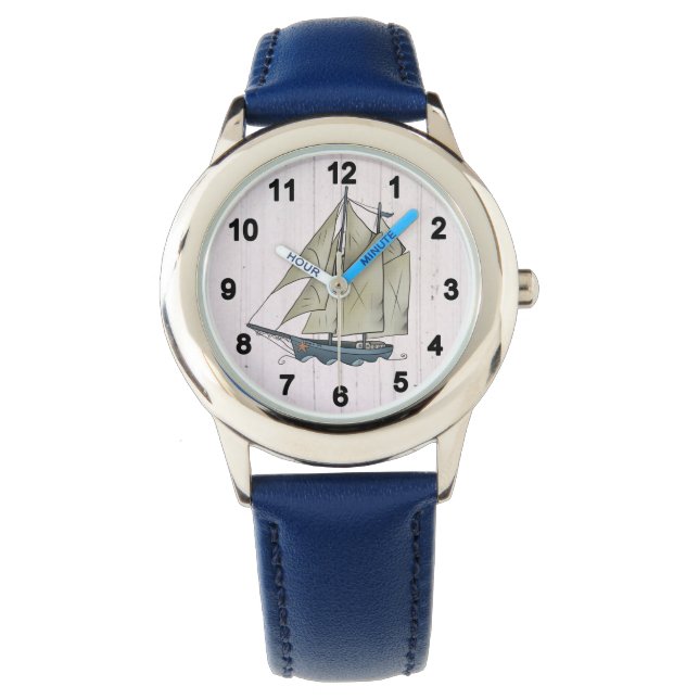 Montre vintag voilier (devant)