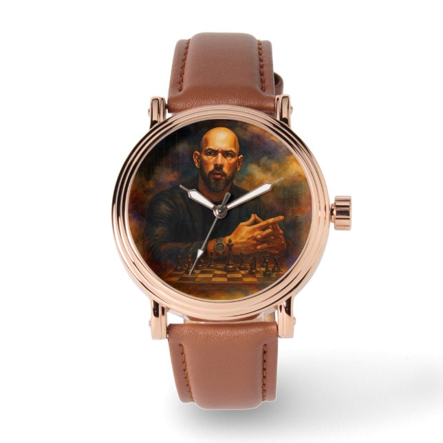 Montre Vintage Andrew Tate en Or (Recto)