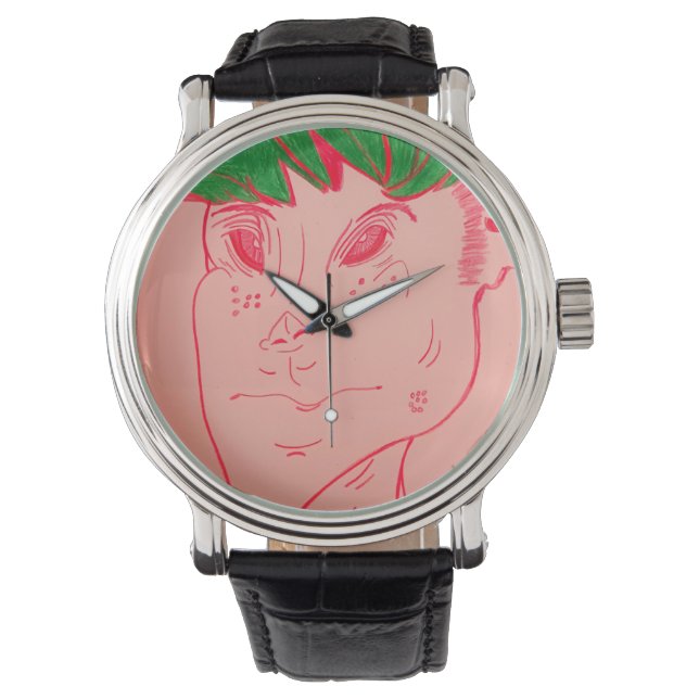 Montre Vintage Animation Caractéristiques de Créat (devant)