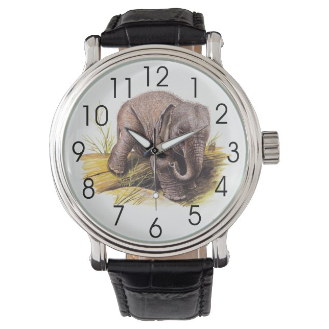 Montre Vintage Baby Elephant (devant)