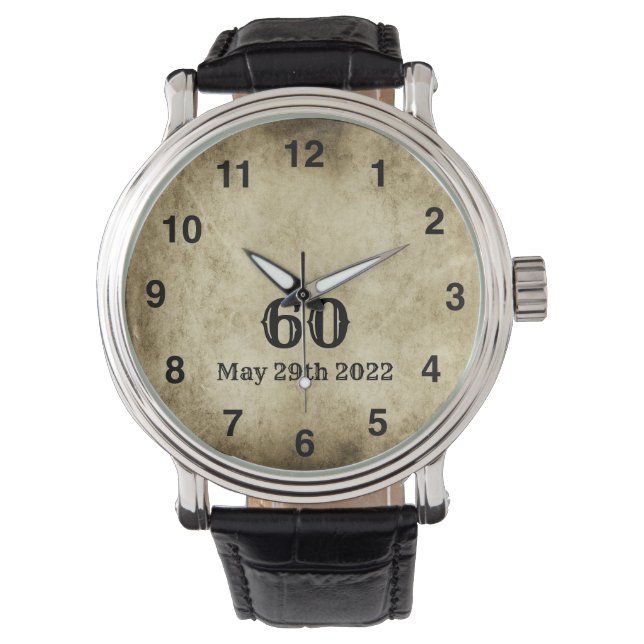 Montre Vintage Big 60ème Anniversaire (devant)