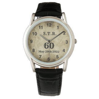 Montre Vintage Big 60th Initiales