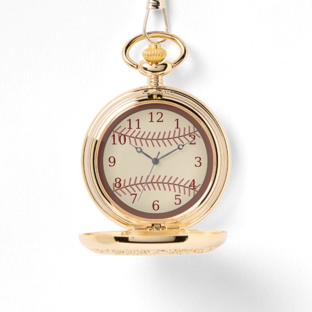 Montre vintage de baseball rouge (Recto)