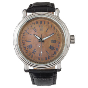 Montre vintage de cadran de cuivre