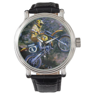 Montre vintage de motocross - ouragan