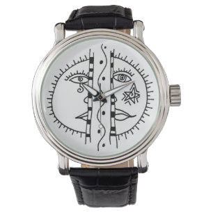 Montre vintage de nuit et de jour