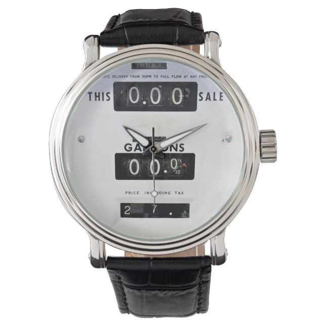 Montre Vintage Gas Pump Face (devant)