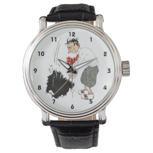 Montre Vintage Golf Sports Humour, Funny Silly Golfer