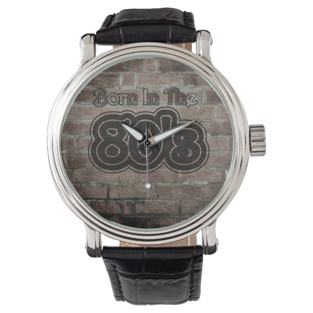 Montre Vintage Né Dans Les Années 80 (devant)